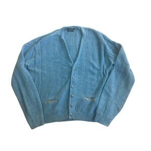 Puritan Women's Vintage‎ 3X Blue Cardigan -See Listing for Damage